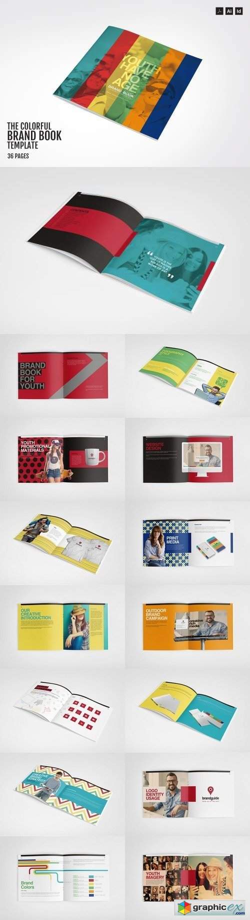 The Colorful – Brand Book Template