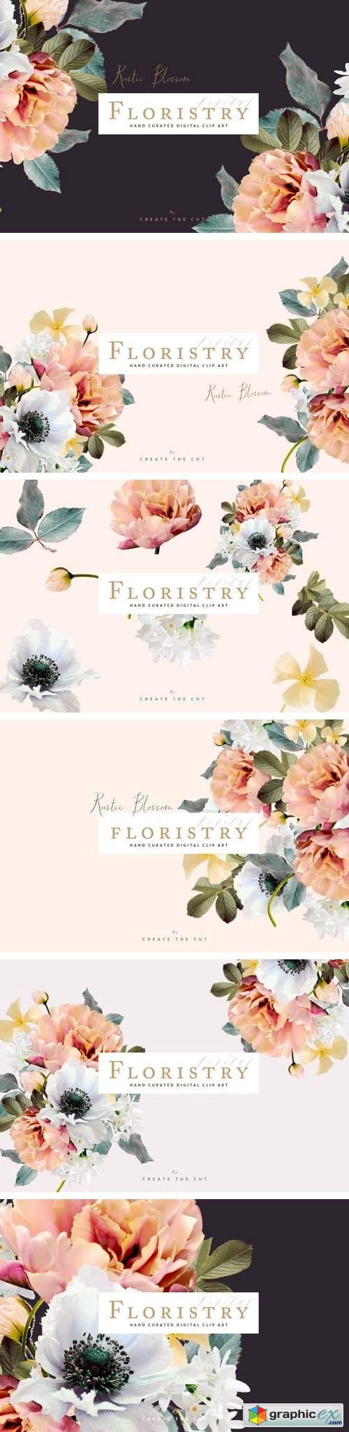 Digital Floristry - Rustic Blossom