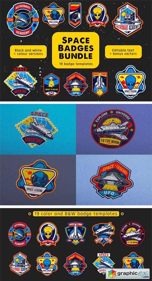 Space Badge Bundle