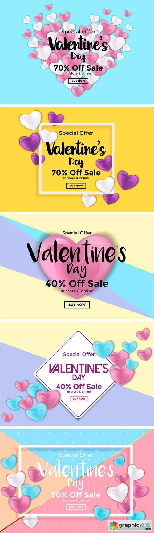 Trendy Valentines Day Greeting Cards