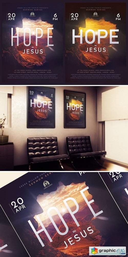 Church/Christian Themed Flyer - Hope