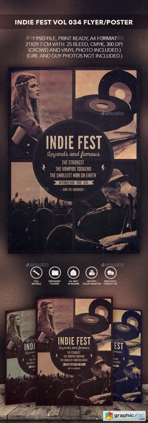 Indie Fest Vol 04 Flyer/Poster