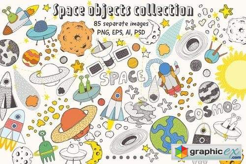Space objects collection