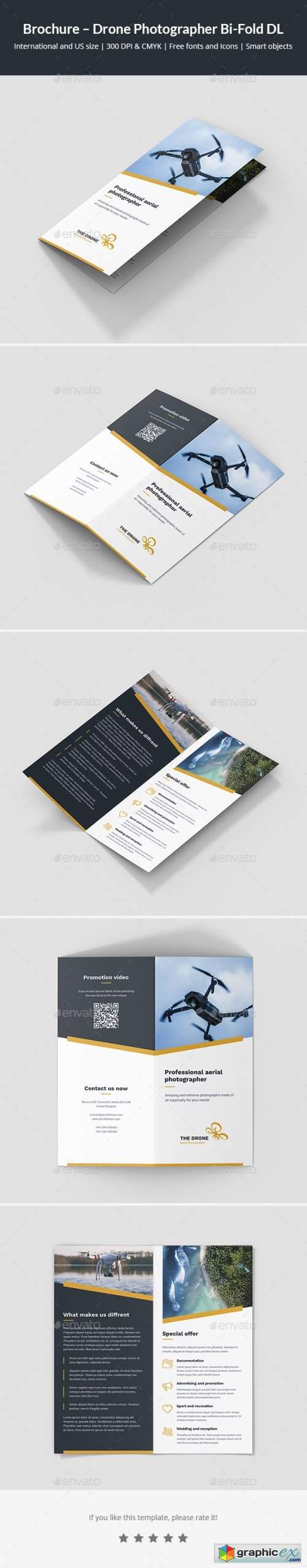 Brochure – Drone Photographer Bi-Fold DL