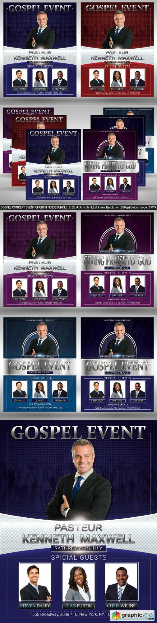 Gospel Concert Event Church Bundle