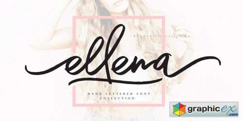 Ellena Font Family - 2 Fonts