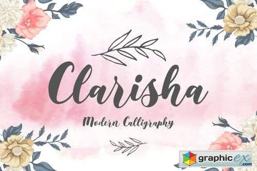 Clarisha Font Family - 3 Fonts