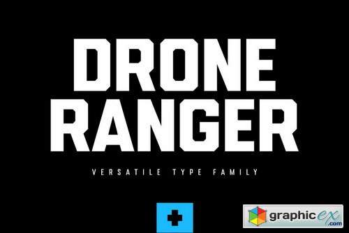 Drone Ranger Pro Font Family