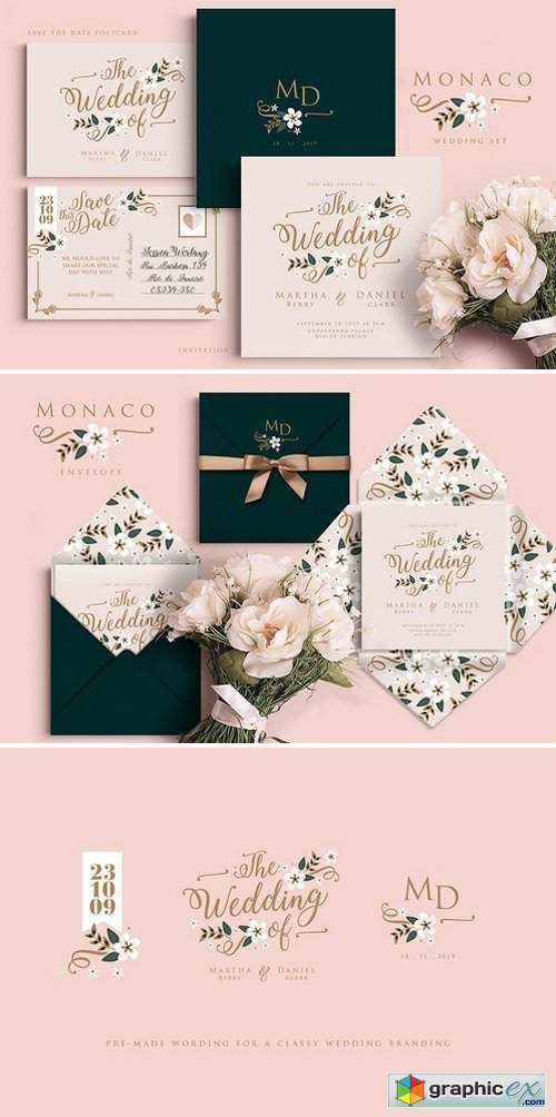 Monaco Wedding Set