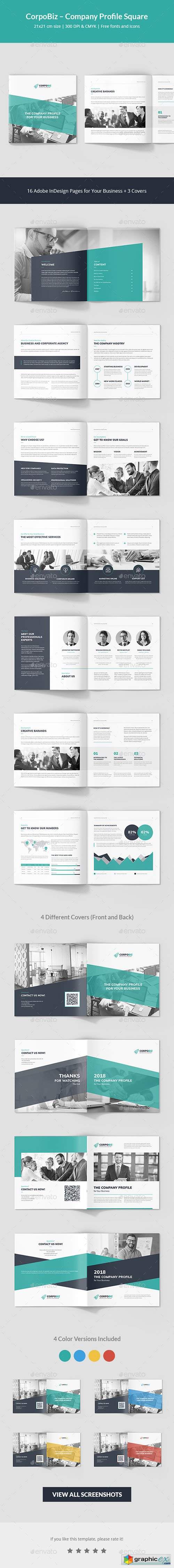 CorpoBiz – Business and Corporate Company Profile Square