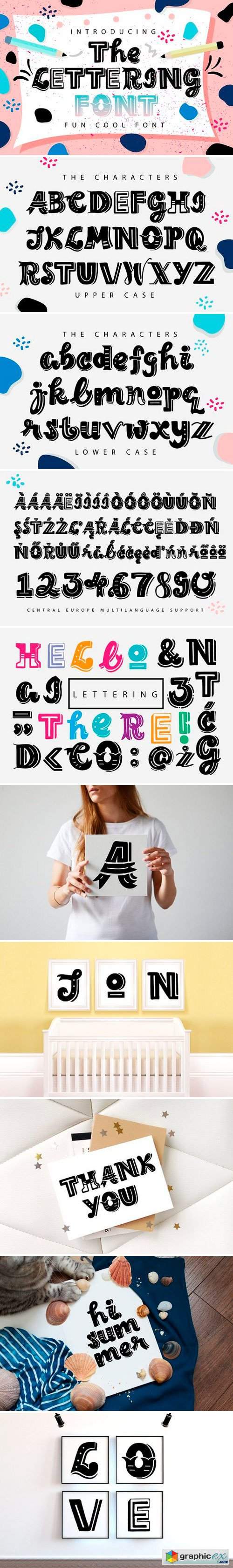 The Lettering Font