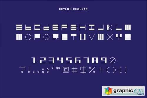 Ceylon - A Quirky Display Font Duo