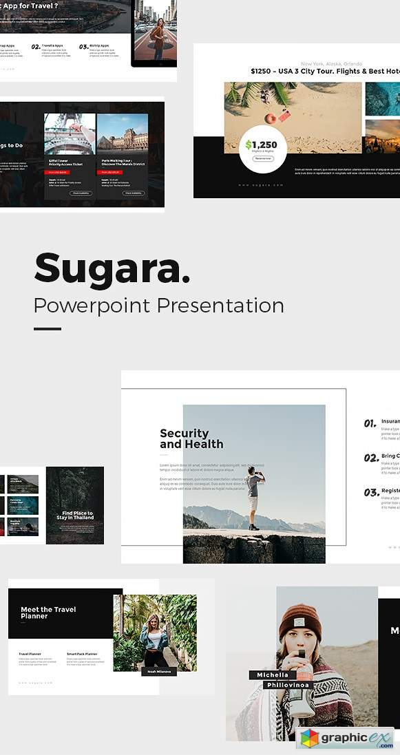 Sugara Travel Guides Powerpoint Template