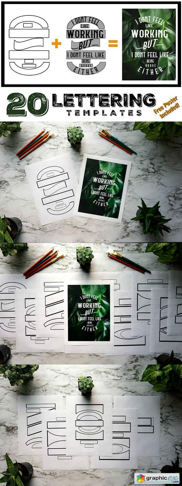Lettering Composition Templates