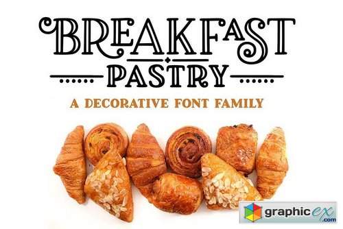 Breakfast Pastry Font Family