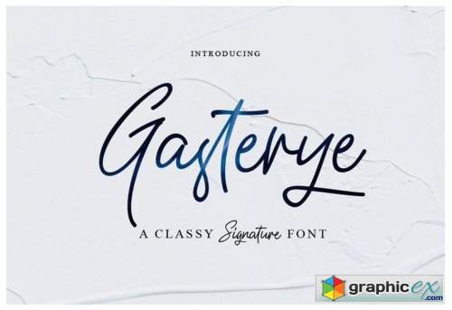 Gasterye Font Family - 2 Fonts