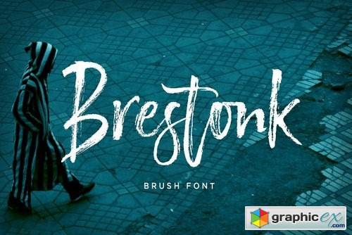 Brestonk Brush Font