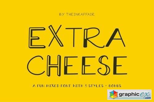 Extra Cheese Font Set