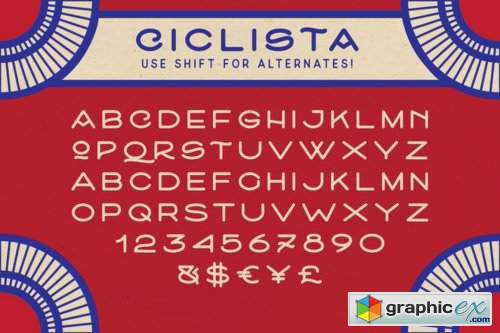 Clicista Font Family - 4 Fonts