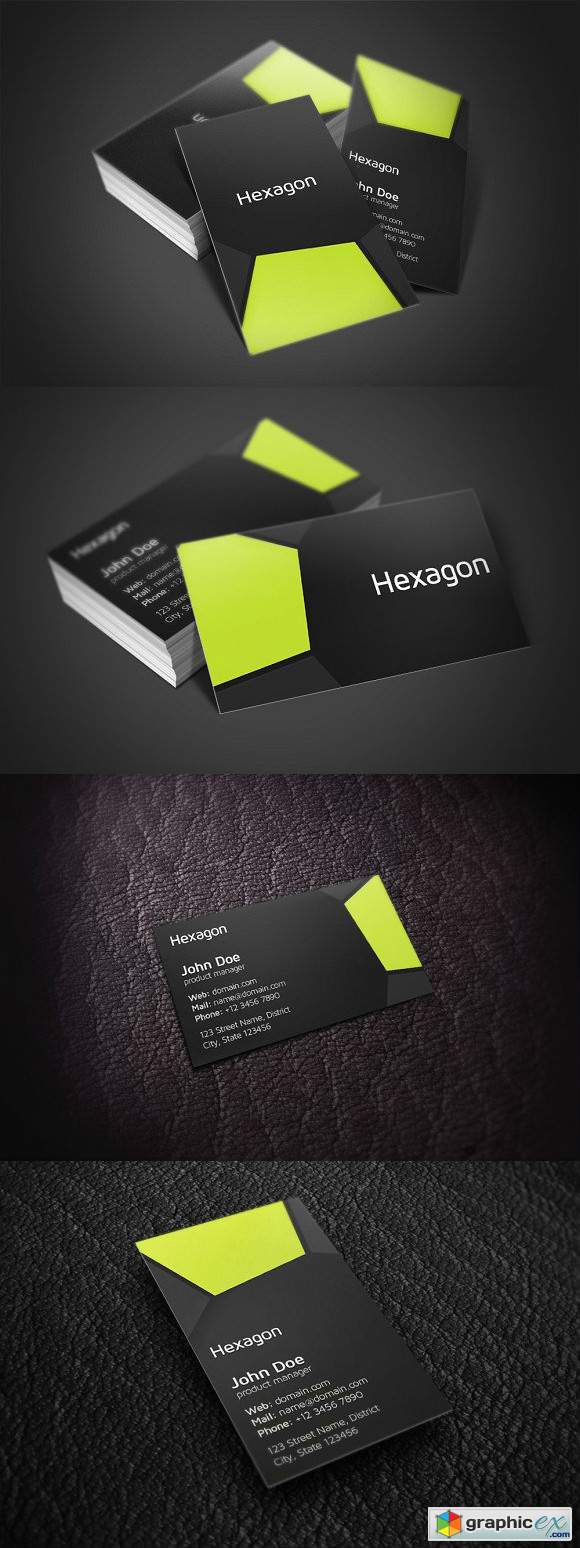 Hexagon Business Card
