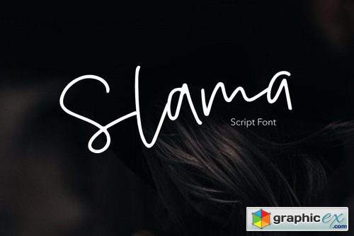 Slama Script Font