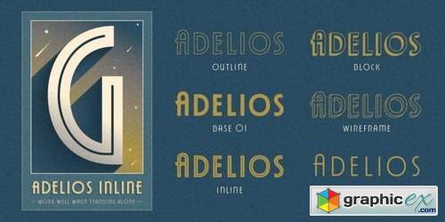 Adelios Font Family - Retail