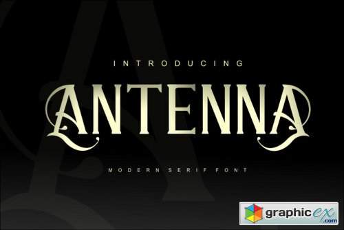 Antenna Font Family - 2 Fonts