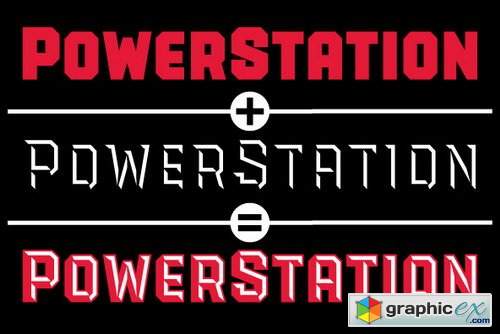 PowerStation Font Family