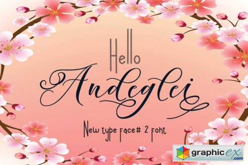 Andegli Font Family - 2 Fonts