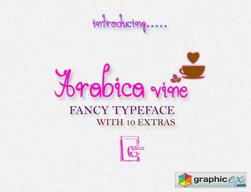 Arabica Vine Font