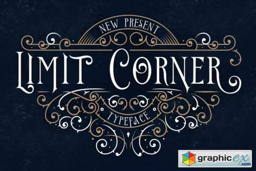 Limit Corner Font Family - 2 Fonts