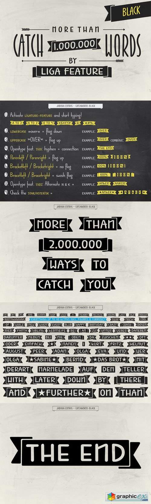1.000.000 Catchwords Black - Jabana