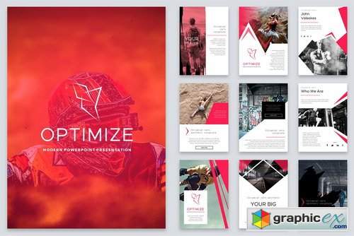A4 Optimize Powerpoint Template