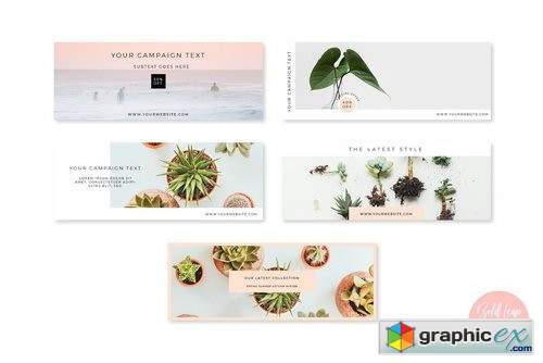 Blush Facebook Cover Pack