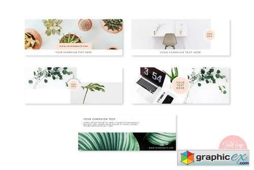 Blush Facebook Cover Pack
