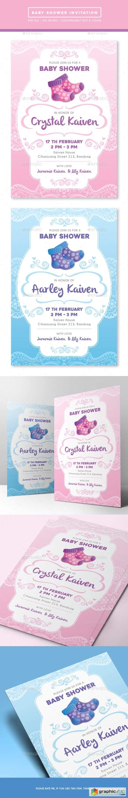 Baby Shower Invitation 15355796