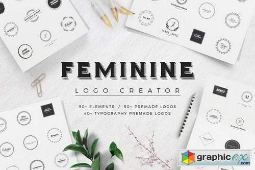 Feminine Logo Creator 2189595