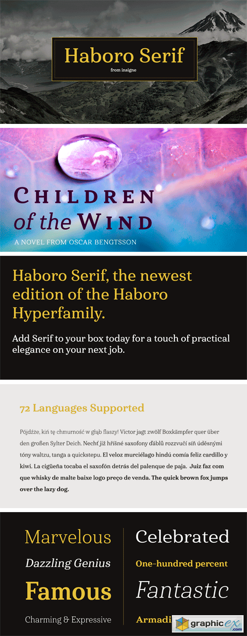 Haboro Serif Font Family