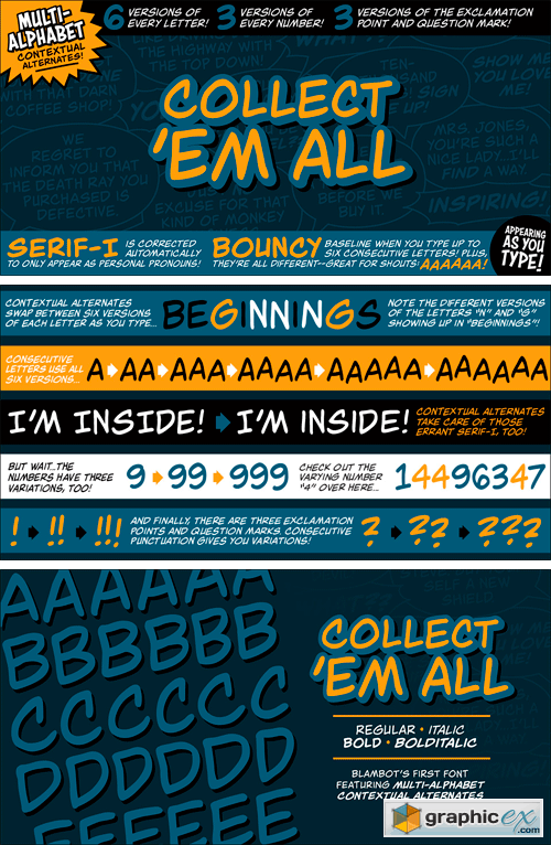 Collect Em All BB Font Family