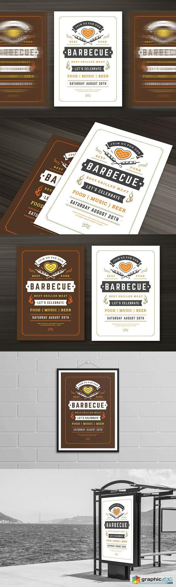Barbecue Party Flyer Template 2634595