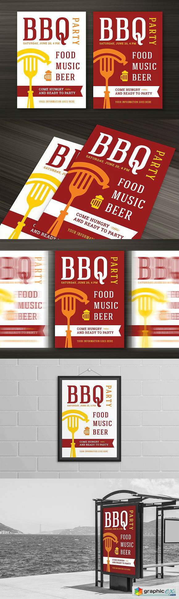 Barbecue Party Flyer Template 2634594