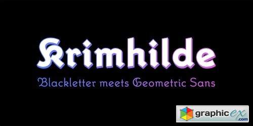 Krimhilde Font Family - 14 Fonts