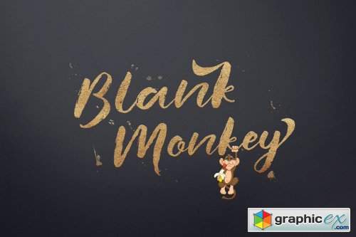 Blank Monkey Font