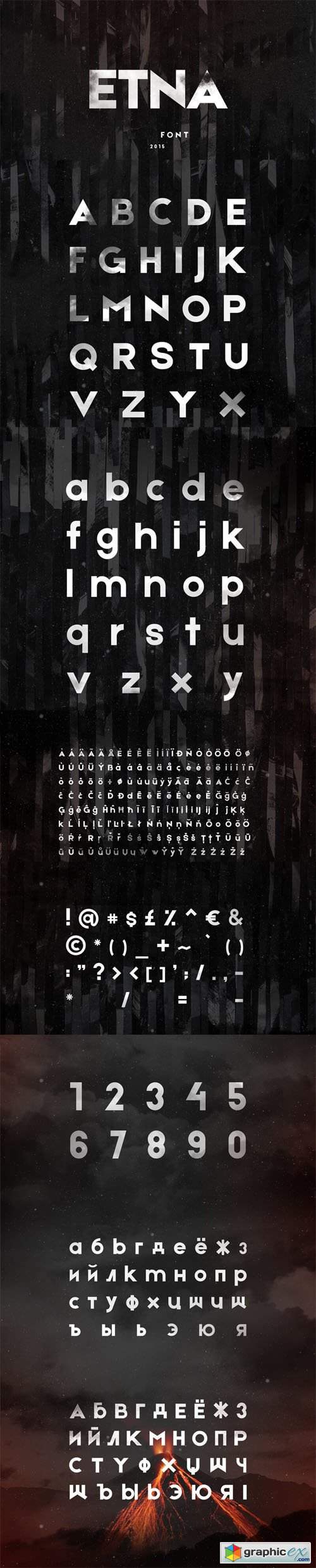 Etna Typeface Font