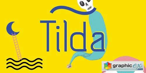 Tilda Font Family - 10 Fonts