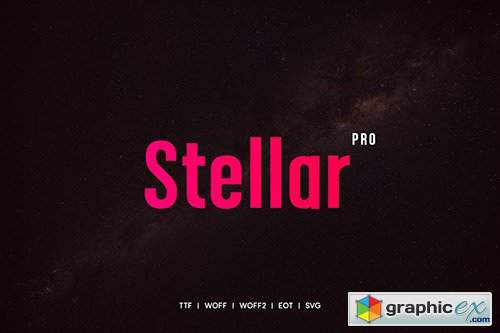 Stellar - Premium Typeface + WebFonts