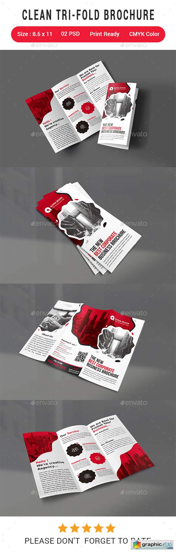 Clean Tri-fold Brochure 22117442