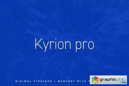 Kyrion Pro Typeface + Web Fonts