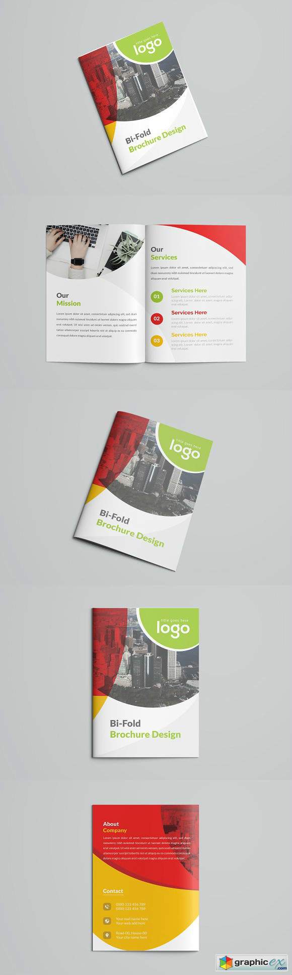 Colorful Business Bifold Brochure 2632902