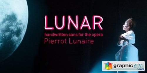 Lunar Piero Font Family - 3 Fonts